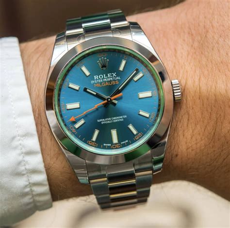 rolex mincaus|rolex milgauss weight.